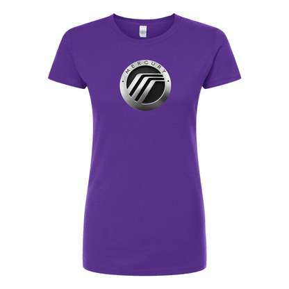 Women’s Mercury Car Round Neck T-Shirt