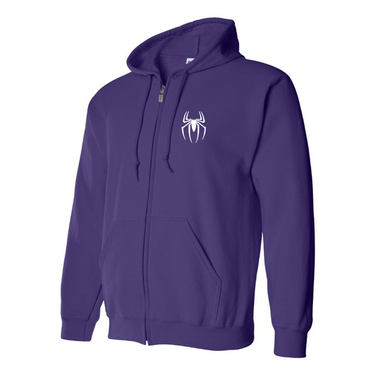 Men's Spiderman Marvel Avengers Superhero  Zipper Hoodie