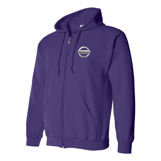 Men’s Nissan Motorsport Car Zipper Hoodie