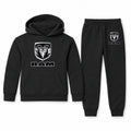 Ram youth hoodie jogger set, Black, Youth Large ages 10–12