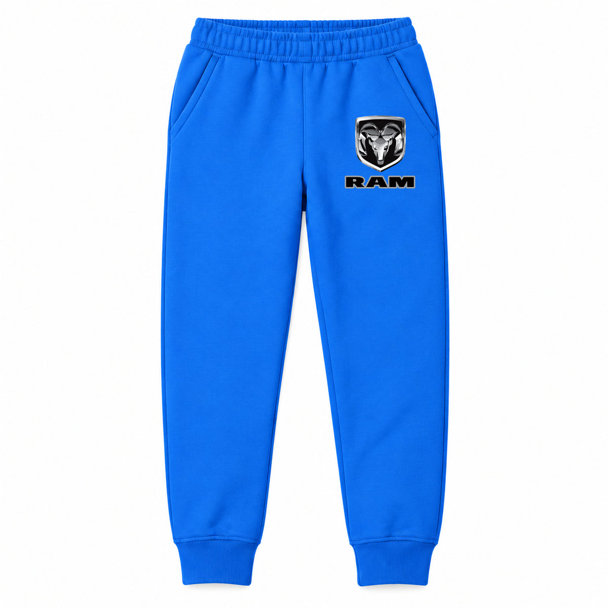 Ram youth jogger sweatpants in Blue, Youth Large ages 10–12