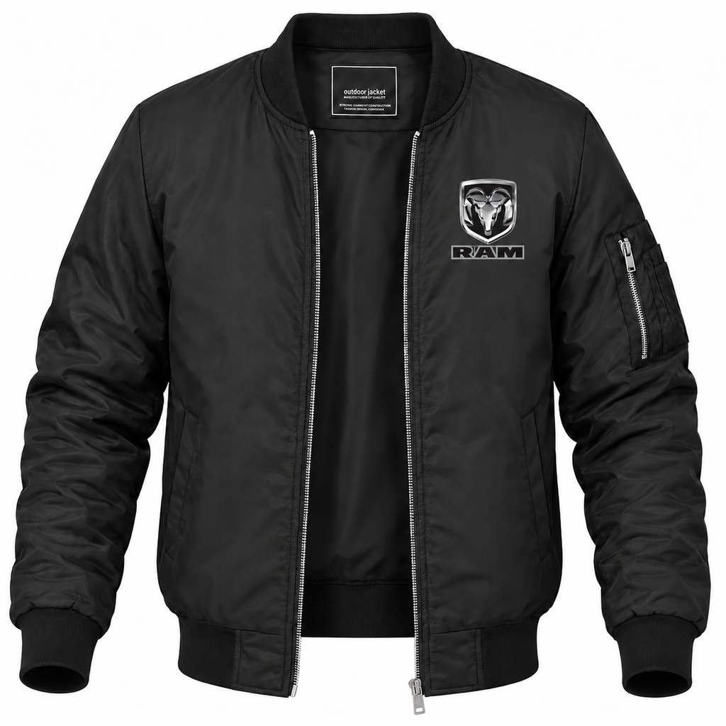 Ram bomber Black front