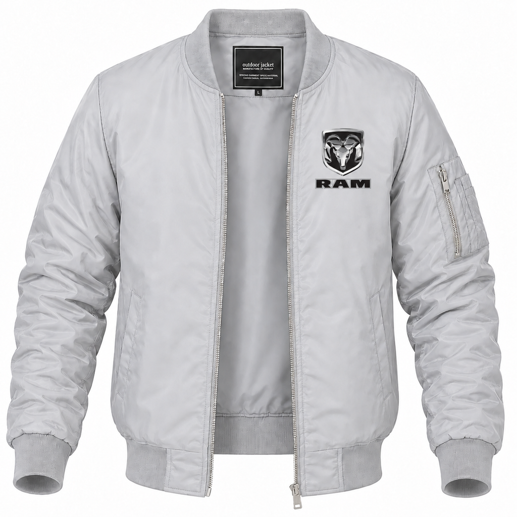 Ram bomber Gray front