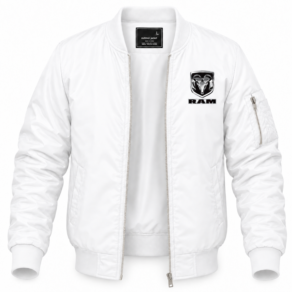 Ram bomber White front