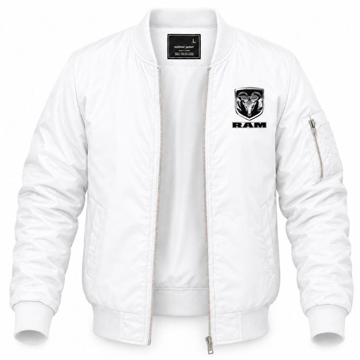 Ram bomber White front