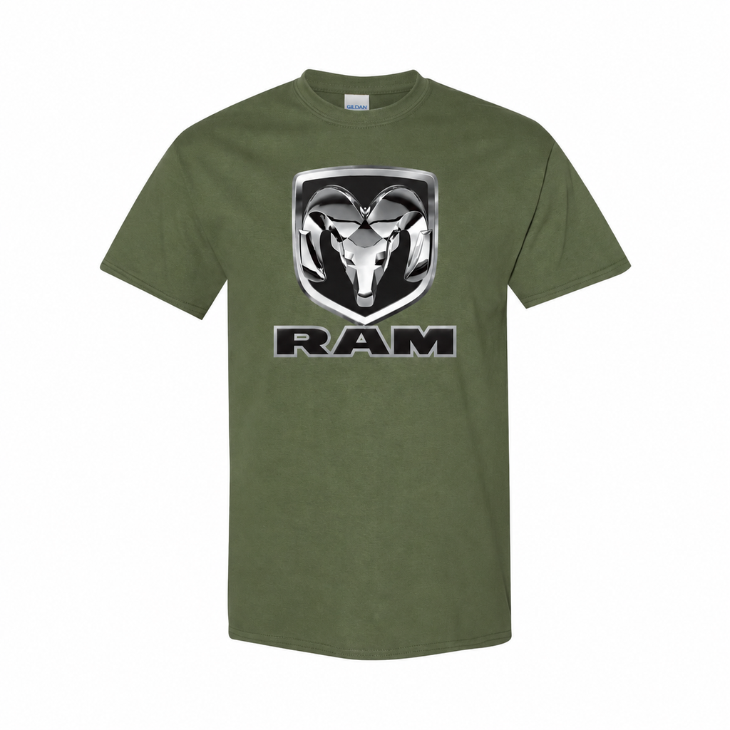 Ram cottontee Army Green front