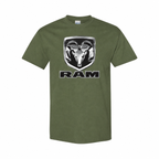 Ram cottontee Army Green front