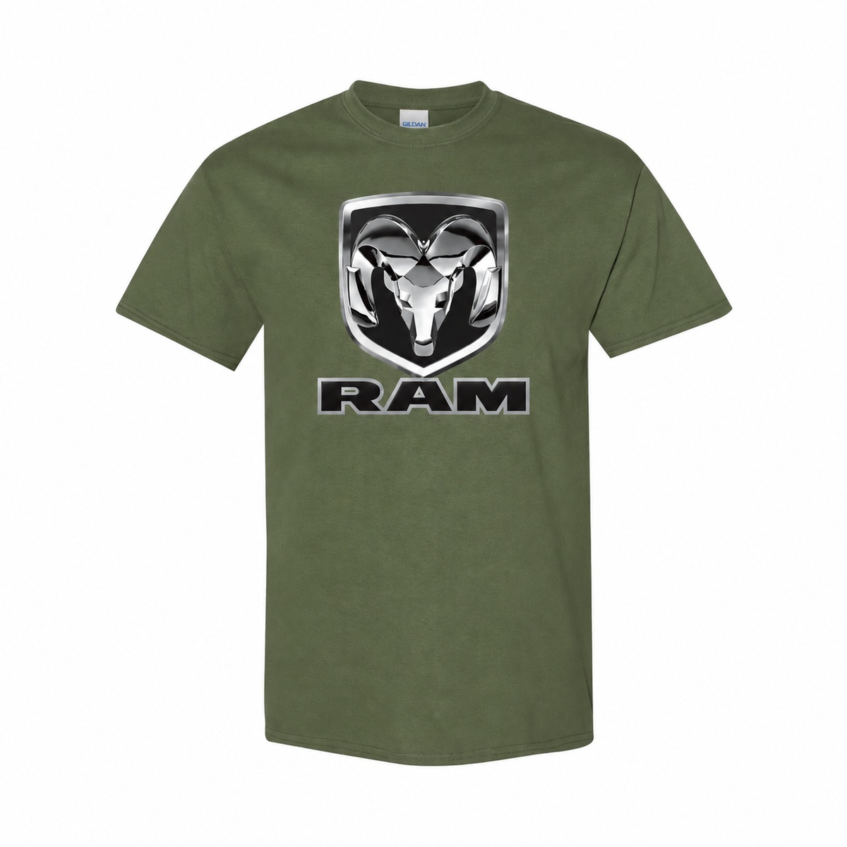 Ram cottontee Army Green front