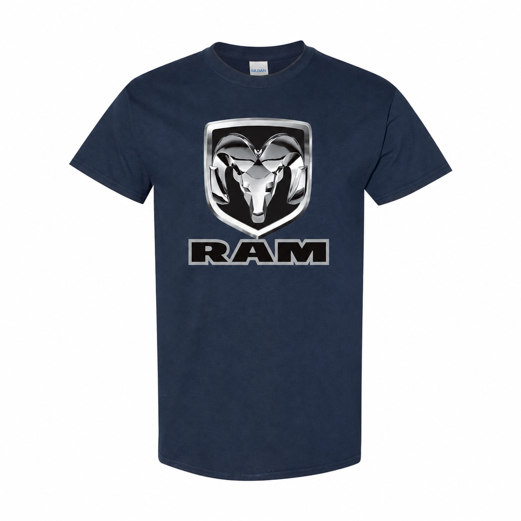 Ram cottontee Navy front