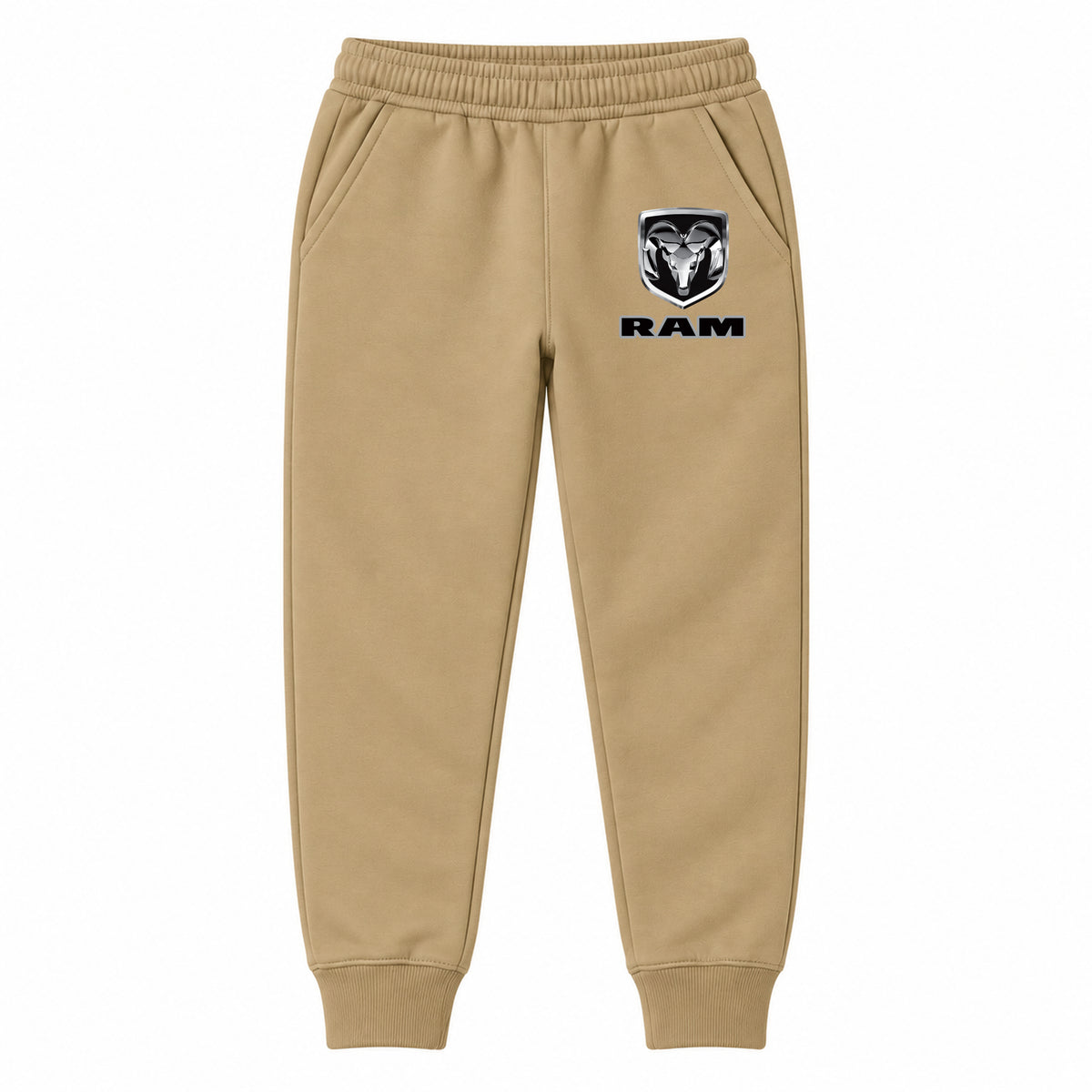 Ram youth jogger sweatpants in Khaki, Youth Large ages 10–12