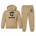 Ram youth hoodie jogger set, Khaki, Youth Large ages 10–12