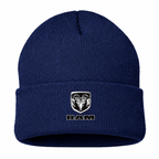 Ram Beanie Hat — Navy — front main