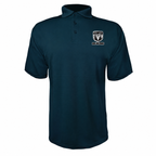 Ram polyester polo Navy front