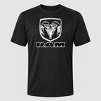 Ram polyester T-shirt Black front