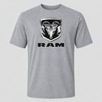 Ram polyester T-shirt Gray front