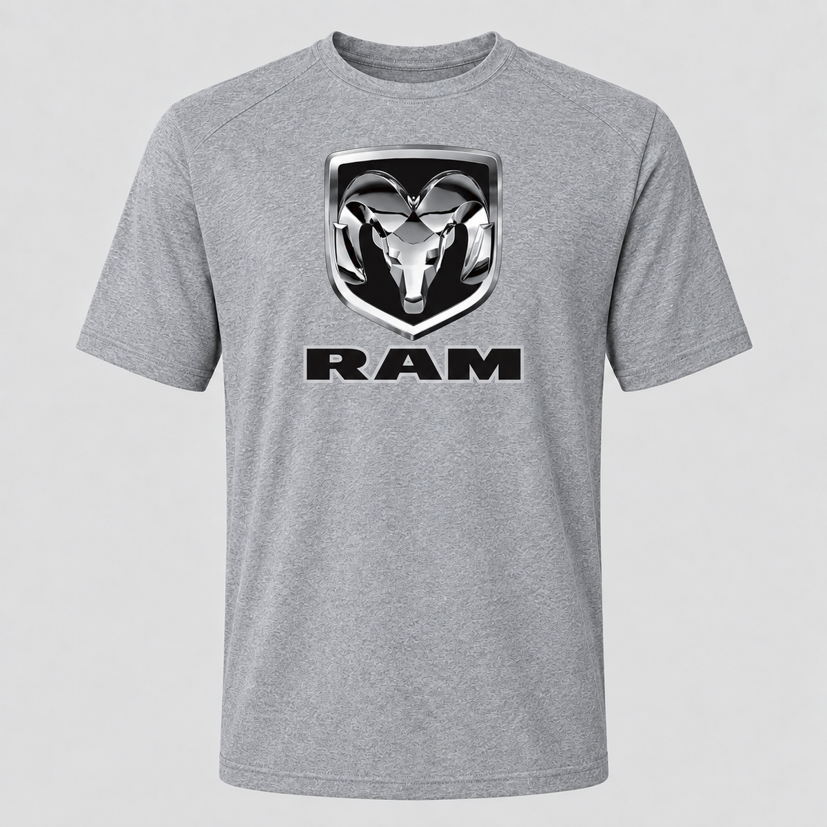 Ram polyester T-shirt Gray front