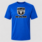 Ram polyester T-shirt Royal Blue front