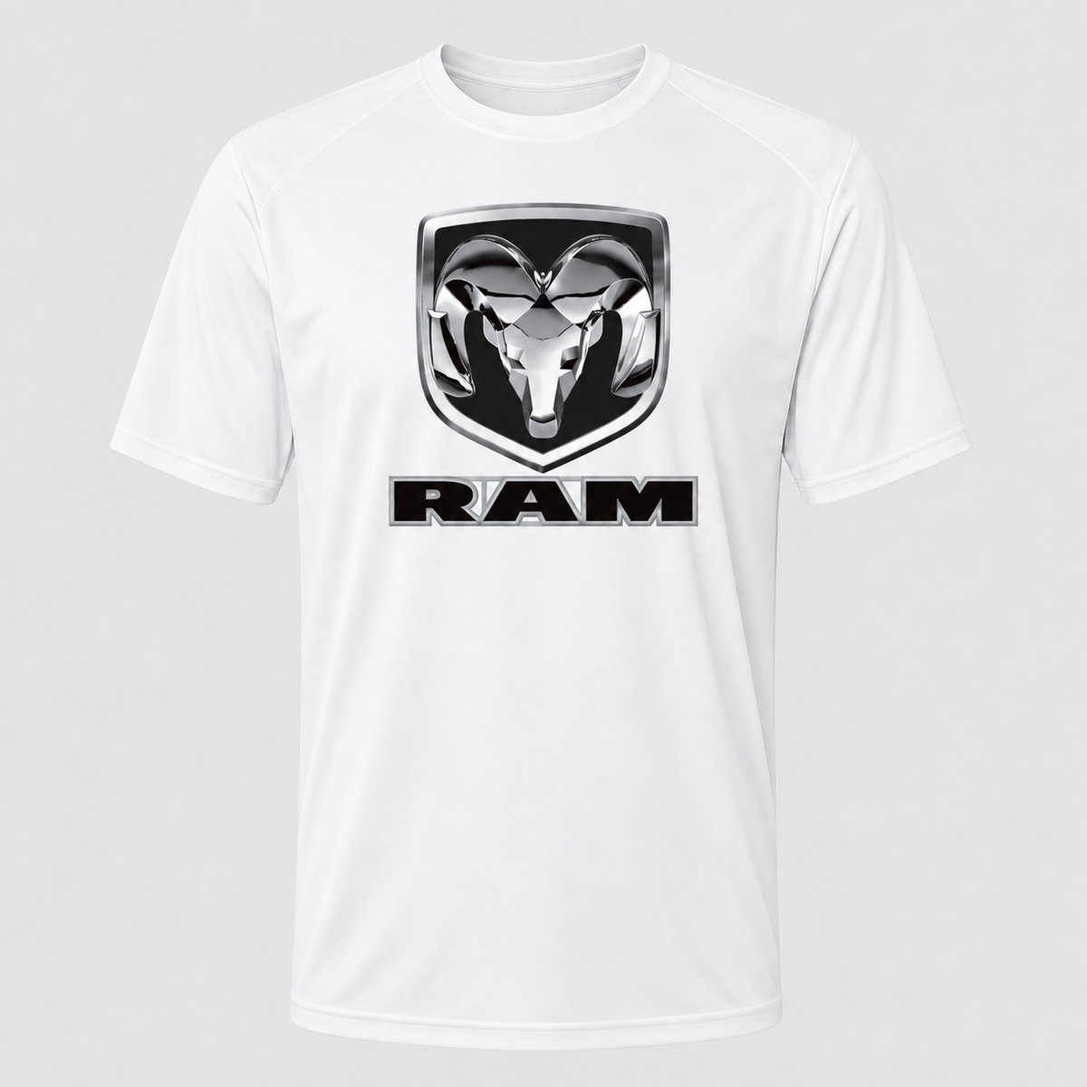 Ram polyester T-shirt White front