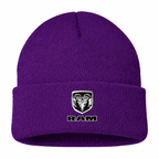 Ram Beanie Hat — Purple — front main