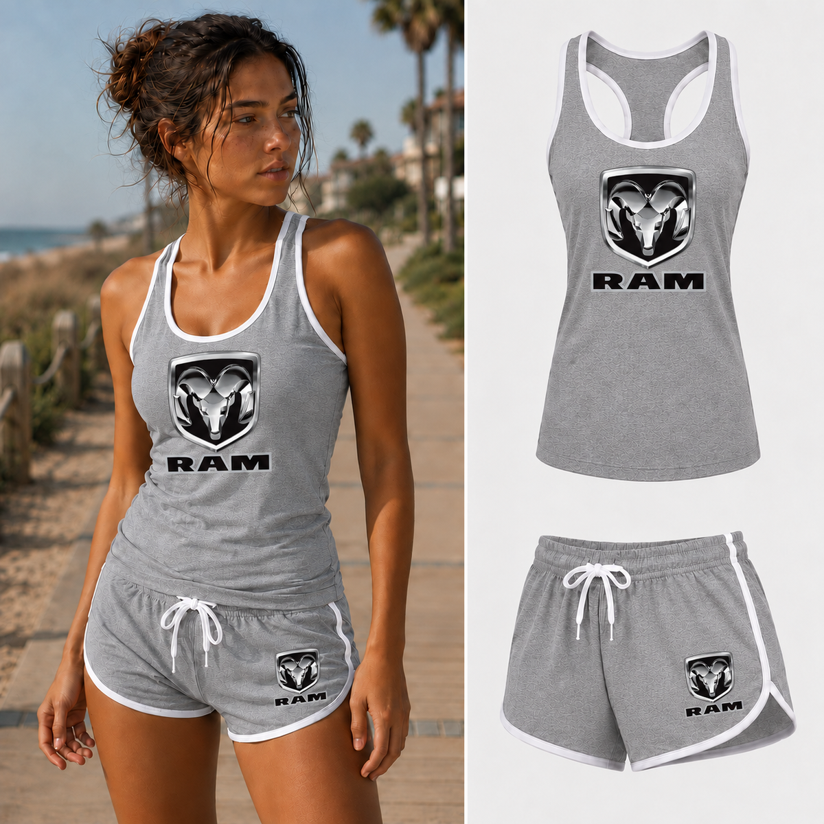 Ram womenset Grey front