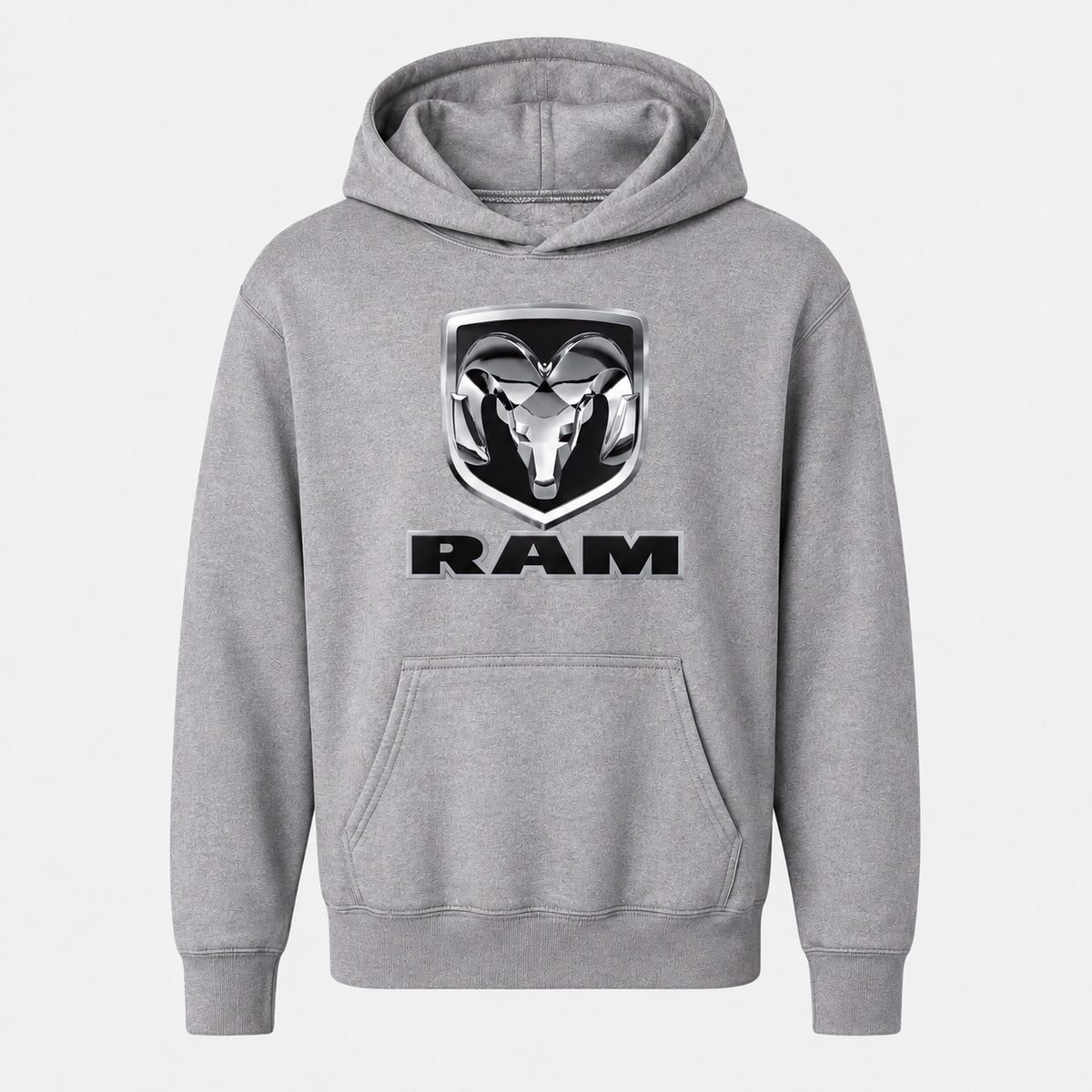 Ram youth pullover hoodie — Gray front