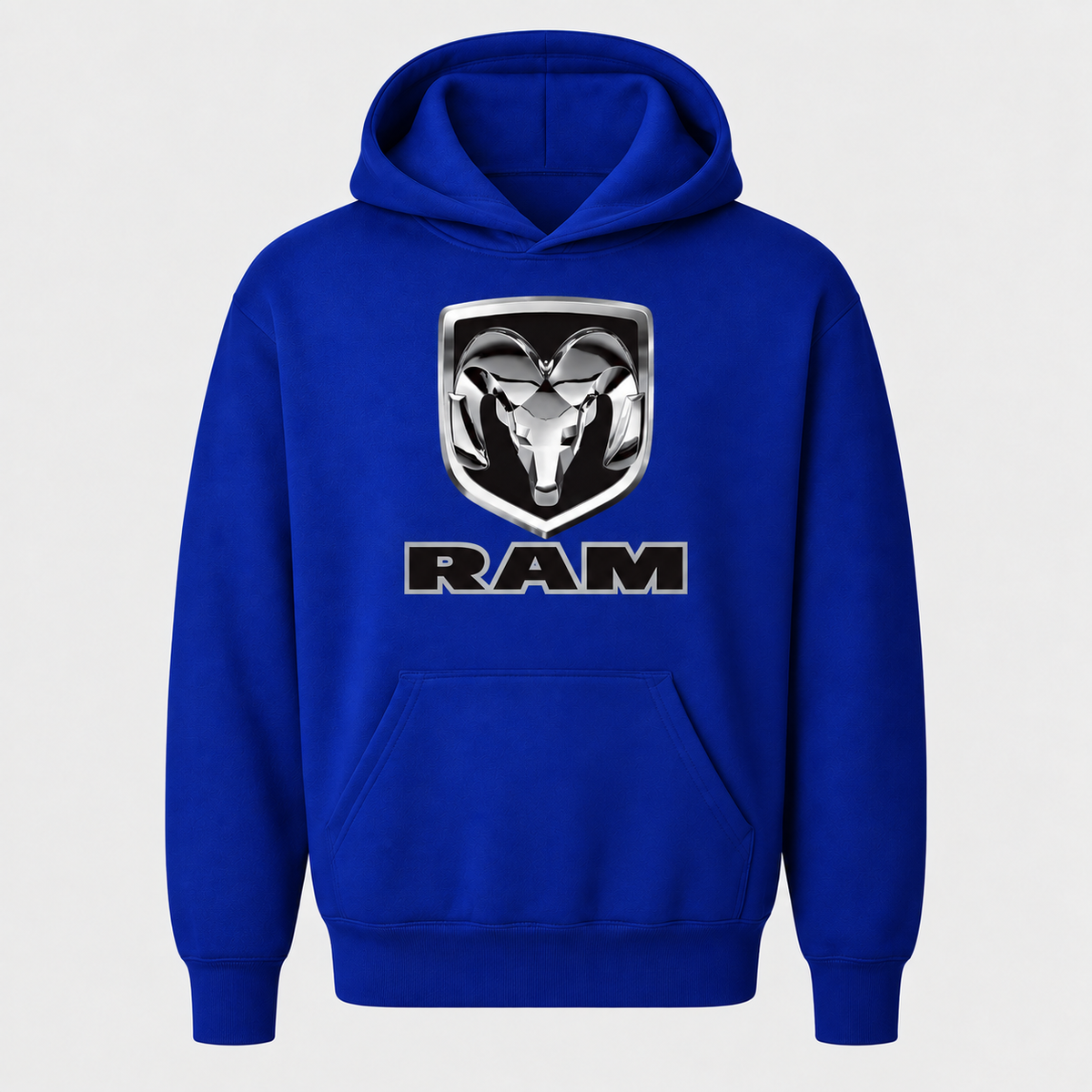 Ram youth pullover hoodie — Royal Blue front