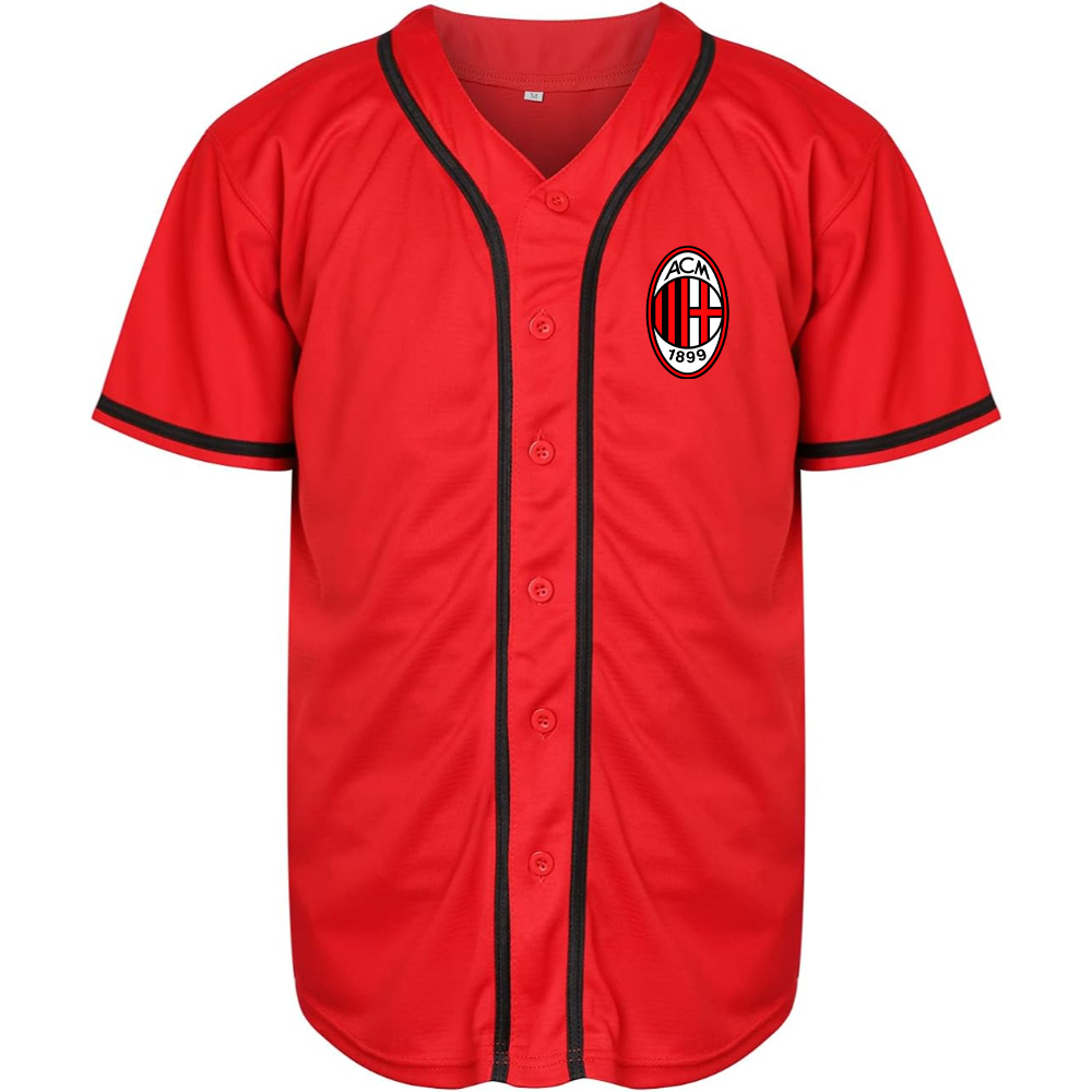 Men’s AC Milan Soccer Baseball Jersey