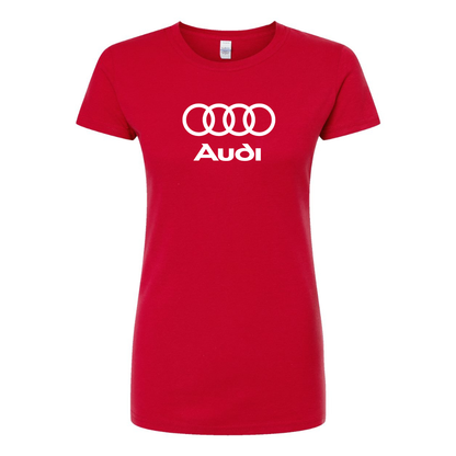 Women’s Audi Motorsports Car Round Neck T-Shirt