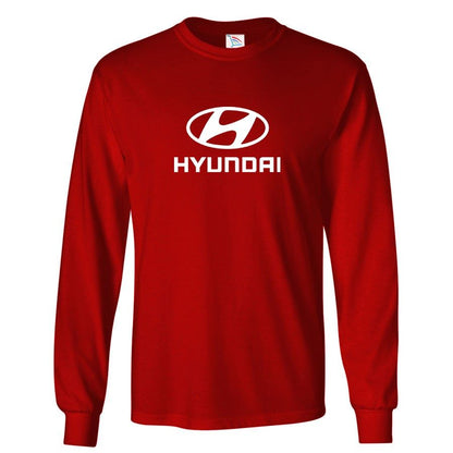 Men’s Hyundai Car Long Sleeve T-Shirt