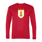 Men’s Uruguay National Soccer Team  - C2 Sport - Performance Long Sleeve T-Shirt - 5104
