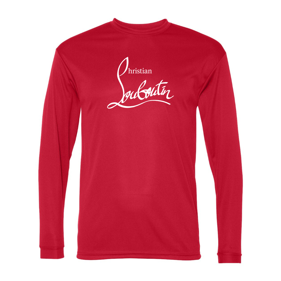 Men's Christian Louboutin Polyester Long Sleeve T-Shirt