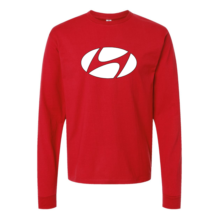 Men's Hyundai New Logo Car  Long Sleeve T-Shirt