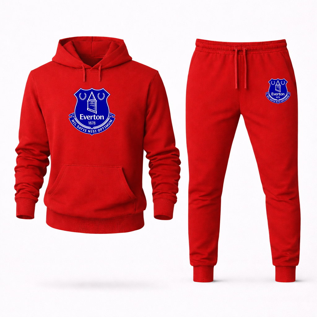Men's Everton FC Logo Hoodie Joggers Set