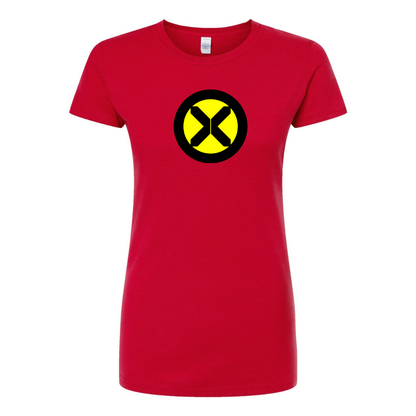 Women's X-Men Marvel Comics Superhero Round Neck T-Shirt