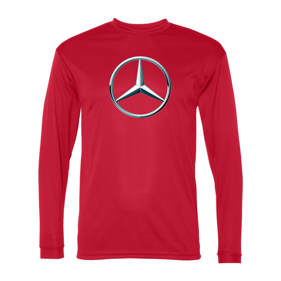 Men's Mercedes-Benz Car NEW -  Polyester Long Sleeve T-Shirt