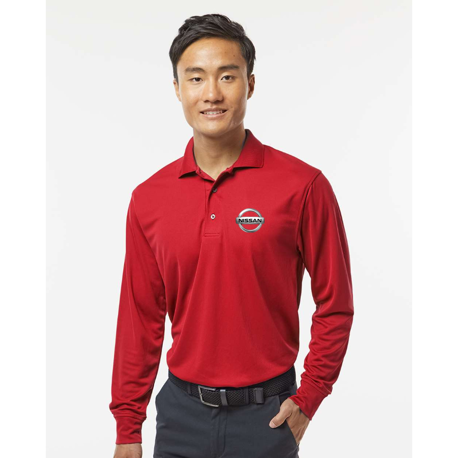 Men's Nissan Car - Paragon - Prescott Long Sleeve Polo - 110