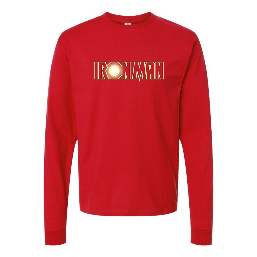 Youth Kids Iron Man Marvel Superhero Long Sleeve T-Shirt