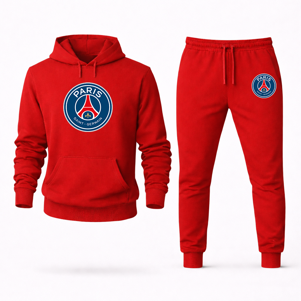 Men’s Paris-Saint Germain Soccer Logo Hoodie Joggers Set