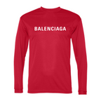 Men's Balenciaga Polyester Long Sleeve T-Shirt
