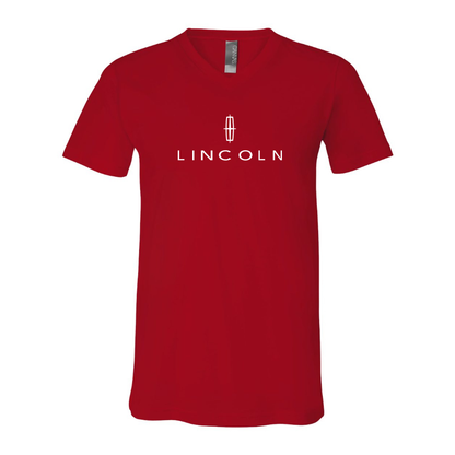 Men’s Lincoln Car - BELLA + CANVAS - Jersey V-Neck Tee - 3005