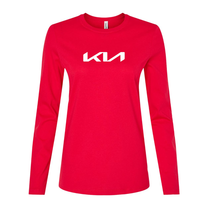 Women's Kia Car Long Sleeve T-Shirt