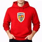 Men's Romania National Soccer Team Pullover Hoodie