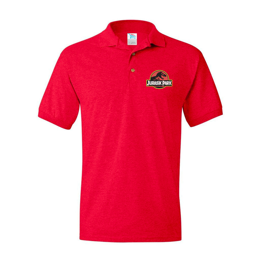 Men's Jurassic Park Movie Dry Blend Polo