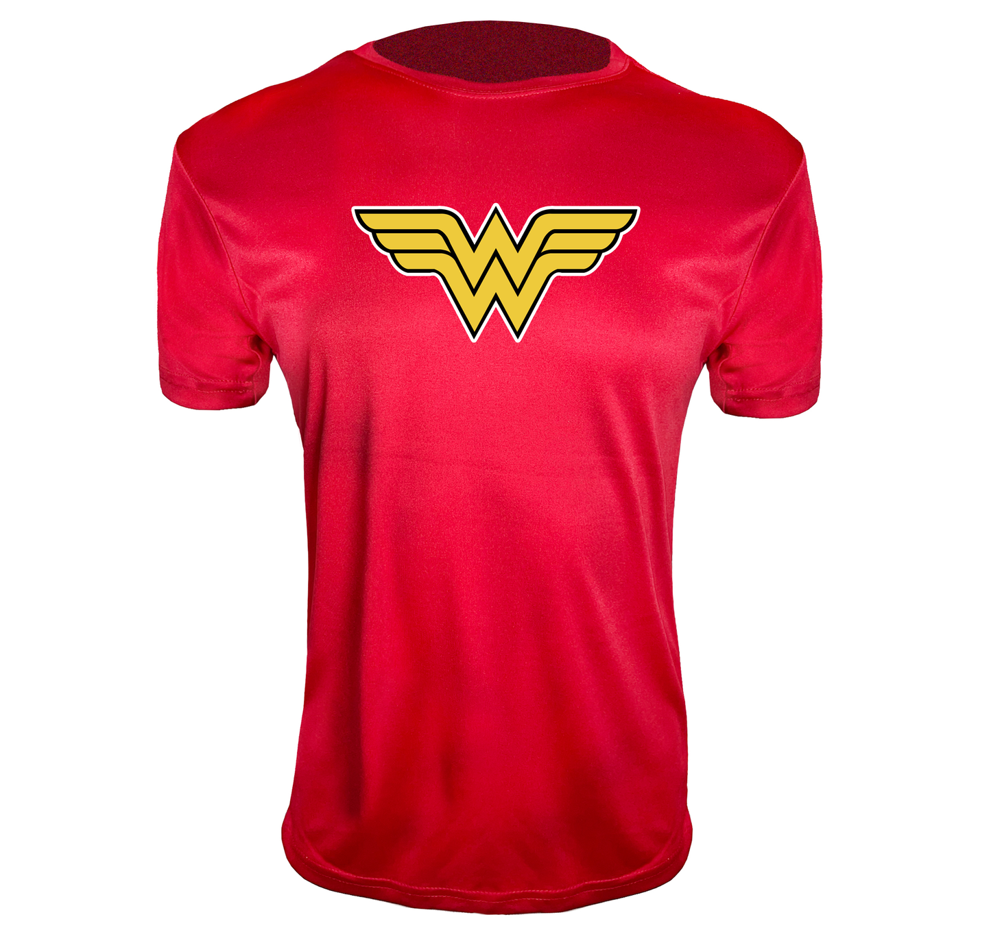 Youth Kids Wonder Woman Superhero Performance T-Shirt