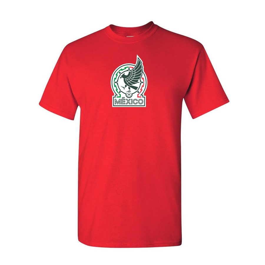 Youth Kids Mexico Soccer Cotton T-Shirt