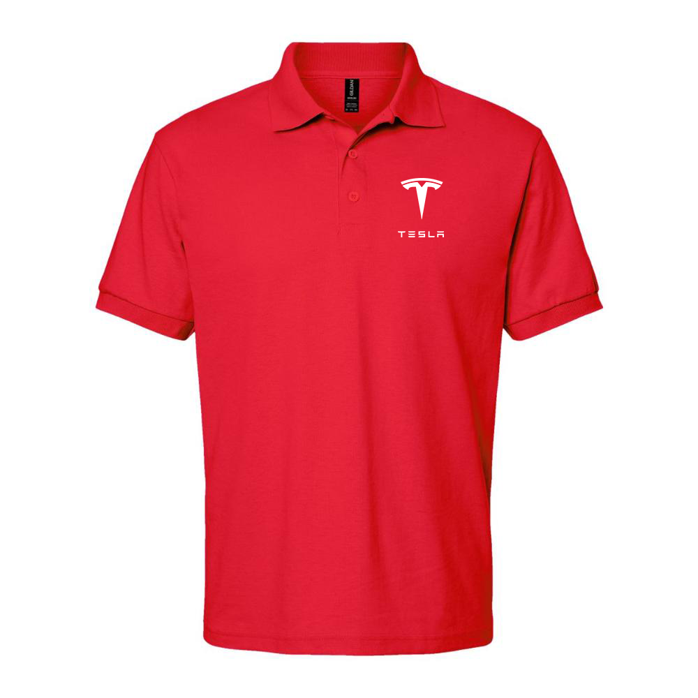 Men’s Tesla Motorsports Car Dry Blend Polo