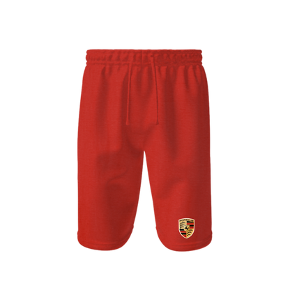 Men’s Porsche Car Athletic Fleece Shorts