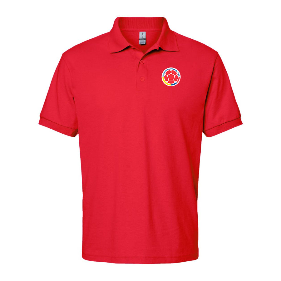 Men's Colombia National Soccer Team Dry Blend Polo
