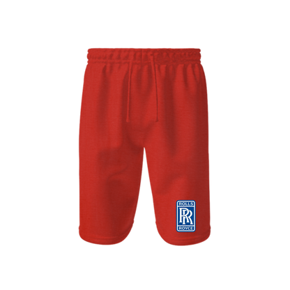 Men’s Rolls Royce Motorsport Car Athletic Fleece Shorts