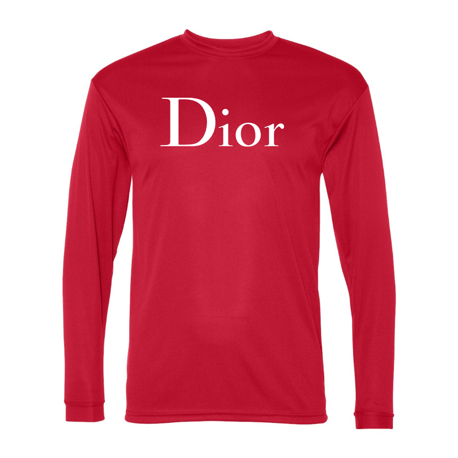 Men's Dior Polyester Long Sleeve T-Shirt
